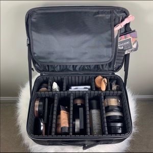 Amazon #1 Travel Makeup Organizer Cosmetic Bag